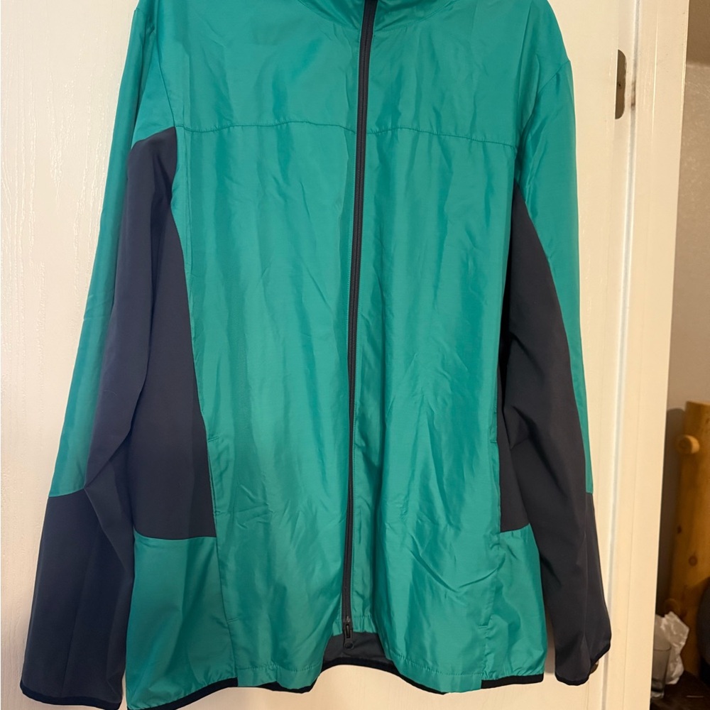 Under Armour Teal and Gray Windbreaker